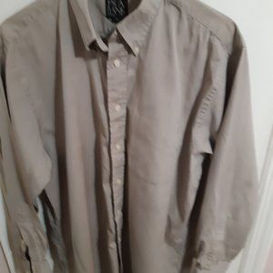 Jos A Banks Executive Collection Shirt - Size 16 / 33 - Taupe